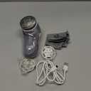 POPCHOSE Fabric Shaver, Sweater Shavers to Remove Pilling, Lint Shaver with 6-Leaf Blades, Electric Lint Remover for Clothes, Couch, Furniture, Fuzz, Lint Ball, Pillings, USB Rechargeable (Grayish White)