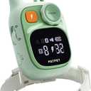 PATPET Dog Training Collar - IPX7 Waterproof Zap Collar for 8-100lbs Small Medium Large Dogs, 1800ft Rechargeable Dog Trainer, 3 Safe Modes, Green