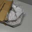 Gray Lamp Shades Set of 2, 10.5" x 10"x 13" Medium Rectangle Lampshades Cut Corner Fabric Lamp Shades Replacement, Include 2 Lamp Harps, Suitable for E26 Base and Saddle Base, Easy Assembly Required