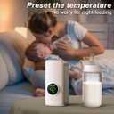 Portable Bottle Warmer,Travel-Friendly,Baby Milk Bottle Heating,Cordless & Rechargable,Baby Bottle Warmer,Comfortable Feeding Bottle Warmer on The Go,Precise Temperature