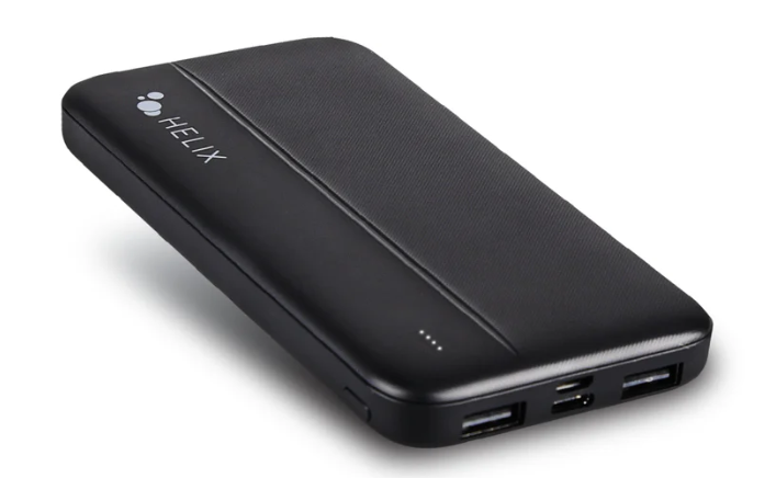 HELIX TurboVolt+ 10,000 mAh Power Bank USB-C & USB-A Ports