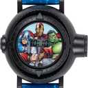 Marvel Avengers Kids Digital Projection Watch with 10 Image Projector, Comfortable Strap, and Durable Design - Fun and Interactive Timepiece for Boys, Perfect for Young Avengers Fans