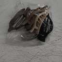 Flat Hair Clip 6 pcs Lay Down Claw Clips Hair Accessories for Women -Brown