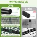 Greenhouse for Outdoors, Portable Green House, Walk in Greenhouses with Durable PE Cover, 57 x 29 x 76 inch Greenhouse with Shelves Stands,Green