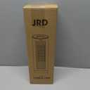 JRD 13" Tower Fan for Bedroom, 23ft/s Bladeless Desk Fan with 3 Speeds, 80 Degree Oscillating, Quiet Operation, Compact & Portable Table Fan for Bedroom Home Office Desktop (13 inch Knob, Black)