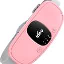 iDOO Heating Pad for Period Cramps, FSA HSA Eligible, Gifts for Girlfriend, Portable Heating Pad, Cordless Back Belly Heat Pad for Menstrual Cramps Relief, Period Heating Belt for Women, Pink Stuff