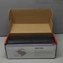 Plastic Tablecloth Roll, 210 Ft x 54 in Black Plastic Table Cloth Disposable Table Cover Roll, Premium PEVA Material, Waterproof with Cutter, Ideal for Banquets, Festivals, Parties