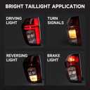 LED Tail Light Assembly Compatible with 2021-2023 Chevy Tahoe Suburban LS LT RST Z71 - Outer Taillight with Bulbs, Left Driver Side LH Tail Lamp Replace Numbers 84849416 GM2800322