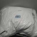 MIULEE 22x22 Pillow Inserts,Set of 2 Down Feather Throw Pillows for Couch Sofa Bed, Decorative Fluffy Throw Pillow Inserts Cotton Fabric,White