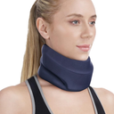Neck Brace for Sleeping - Cervical Collar Relief Neck Pain and Neck Support Soft Foam Wraps Keep Vertebrae Stable for Relief of Cervical Spine Pressure for Women & Men Blue(M, 12.6-15.8 inch)