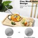 Numola Long Handle Tea Ball Stainless Steel, 2Pcs Premium Tea Infuser Filter for Loose Leaf Tea, Reusable Fine Mesh Tea Interval Diffuser Strainer for Cup and Teapot