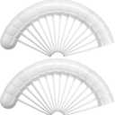 Patelai 30 Pack 15ml/15cc Plastic Tablespoon White Measuring Spoons Long Handle Tablespoon for Coffee, Pet Food, Grains, Protein, Spices and Other Dry Goods