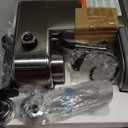 Espresso Machine with Milk Frother, 20 Bar High Pressure Professional Espresso Maker Automatic, Compact Stainless Steel Coffee Machine for Cappuccino, Latte, Silver