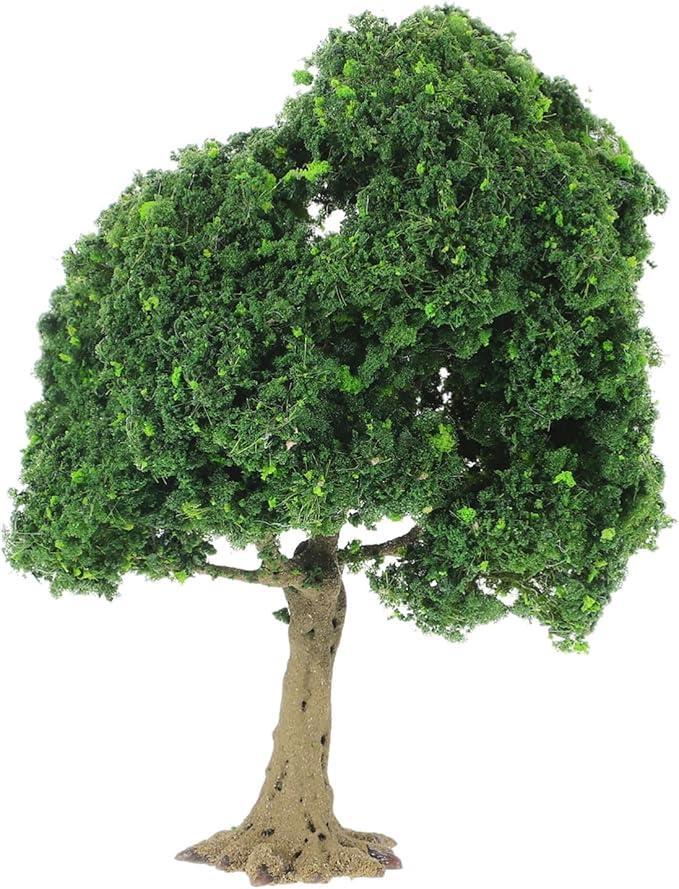 Miniature Pine Tree Model for DIY Micro Landscape Decoration Wire Mesh Scenery Diorama Accessories for Creative Crafting and Unique Design Train Setups and Fairy Gardens, Pack of 2