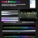 RGB Ambient Light for Tesla Model 3 & Model Y, LED Center Console Dashboard Neon Light with Storage Box for 2019-2022 Tesla Model 3/2021-2024 Model Y Accessories (Starry Sky Style)