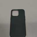 Genuine Leather for iPhone 13 Pro Case|Full Grain Leather|Compatible with MagSafe and Wireless Charging|Metal Buttons Camera Bezel|Slim Fit-Drop and Scratch Resistant (Green)