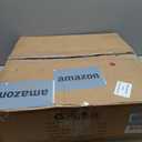 20" Golden Drum Chandelier with White Linen Lampshade 4-Light Modern Farmhouse Chandelier Light Fixture for Dining Room, Kitchen Island, Foyer, Entryway Bedroom