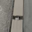 A&S Mezuzot Modern Concrete Mezuzah Case with Scroll, Easy Peel and Stick Mezuza (Ivory+ Engraved Shin, 7 Inches)