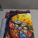 Tree of Life Wall Hanging Decor Tapestry with Stained Glass Colorful Wall Art Large Tapestry Mural Decor Photograph Backdrop Blanket Curtain Home Bedroom Living Room Decoration (60"L x 51"W)