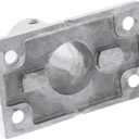 30/45/60/90 Heavy Dudy 316 Stainless Steel Boat Yacht Tube Stanchion Base Column Accessories Rectangular Base Hand Rail Fitting-1Pack (Diameter:22mm)