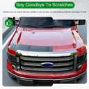 Xipoo Hood Protector Compatible with 2009-2014 Ford F150 Hood Deflector TPE Shield Replacement for 2009 2010 2011 2012 2013 2014 Ford F-150 Accessories