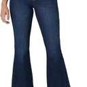 Amazon Essentials Women's Medium Stretch Mid-Rise Fashion-Forward Kick Crop Jeans (Size 8)
