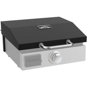 Hinged Lid for Blackstone Griddle Hard Cover Lid 17 inch, Hood for Blackstone Accessories 17 inch Grill Griddle w/Front Grease Catcher, 17'' Table Top Griddle 5010