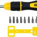 Stanley Hand Tools 68-010 10 In 1 Multi Bit Ratchet Screwdriver