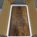 QEEIG Floating Shelves for Wall Bathroom Shelf Bedroom Kitchen Living Room Hanging Book Shelves Small Farmhouse Decor 16 inch Set of 3, Rustic Brown (015-BN3)