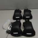 Thule Edge Flush Rail Roof Rack Feet for Cars with Integrated Profiles, 75 kg Load Capacity