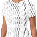 Alaroo Womens Summer Tops Short Sleeve Shirts Crewneck Basic Tee (White, S)