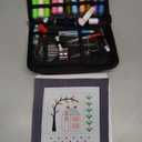 WSJAWH 2026 New Upgrade Embroidery Stitch Book Kit Sampler for Beginners, DIY Hand Embroidery Books Kit with Fabric Pages, Practice Patterns (1)