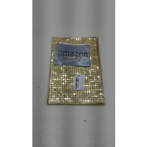 12 Pieces 11.8"x17.7" Mirror Glitter Champagne Placemats, Retro Place Mats for Dining Table, Table Decor for Disco Birthday Bachelorette Dance Party