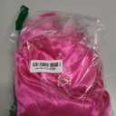 Women's Spaghetti Strap Satin Dress Sexy Backless Drawstring Ruched Split Hem Cocktail Evening Party (30-rose Red), S