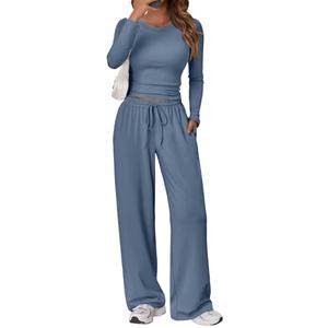 Trendy Queen Women's 2025, Early Fall Fashion Must-Haves Y2K Workout Gym Clothes Comfy Airport Travel Vacation Luxury Outfits Sweatsuit Winter Clothing, Small 