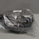 NettyPro Patio Cushion Covers Replacement Set 4 Water Repellent UV Resistant Outdoor Chair Seat Cushion Slipcover with Zipper and Tie, 24 x 24 x 4 Inch, Grey