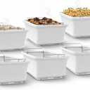 Chafing Dish Wind Guard (Pack of 6)  Slip-On, Machine Washable Chafer Stand Cover for Full-Size Wire Chafing Racks  Wind Blocking for Chafing Fuel, Buffet & Catering, Indoor/Outdoor