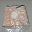 Vienrose Kids Scrapbook Album 8.5"X8.3" with Window Silk Fabric Cover Acid-Free Pages Personalised DIY Photos Scrapbooking for Baby Memory Book, First Year Keepsake Journal Gift Boy Girl, Pink