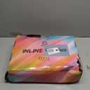 Gonex Inline Skates for Girls Boys Kids, Adjustable Skates Outdoor Blades Inline Roller Skates for Children Teens Women with Light Up Wheels for Indoor Outdoor Backyard Skating (L - Youth (4Y-7Y), Green)