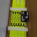Crossbow Bolts 20inch Fluorescence Color Carbon Crossbow Hunting Arrows with 4" Vanes and Replaced Arrowhead(12 Pack)