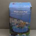 18FT Pool Liner Pad 300G/M Thicker, Seamless Above Ground Pool Liner, Thicker Durable Geotextile Material, Pre-Cut Heavy Duty Round Pool Liner Pad, Puncture Protection, Extend Liner Life(Black)