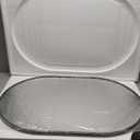 24x36 Black Oval Mirror, Bathroom Mirrors for Over Sink, Pill Shaped Mirror, Metal Framed Bathroom Vanity Mirrors for Wall, Modern Wall-Mounted Mirrors for Entryway, Hallway, Bedroom, Living Room