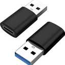 4 x USB to USB C Adapter, 3.0 USB OTG Adapter,QC 3.0 Fast Charging 5 Gbps Data Transfer, for MacBook, iPhone 15/16 Plus Pro Max, Laptop, iPad, Galaxy, AirPods, Xperia