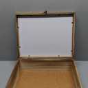 Cinnvoice 11x14 Inch Shadow Box Frame Depth 4.7in Shadow Boxes Display Cases with Cork Board Backing Rustic Burnt Wood Box for Flowers Bouquet Wedding Picture Photo and Keepsake(Rustic Brown)