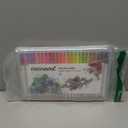 MONAMI Plus Pen 3000 Felt Tip Pens, Fine Point (0.4mm), Coloring/Drawing/Journaling, Assorted Colors, 48-Pack