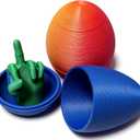 Middle Finger Easter Egg - Easter Gift for Adults - Easter Basket Stuffers -Gag Gift - Easter Basket Stuffers for Adults - 2 PCS