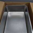 Kirecoo Stainless Steel Cat Litter Box XL- Metal High Sided Cat Pan, Large Stainless Steel Box, Indoor Litter Tray, Non Stick, No Smell, Easy to Clean, Pet Toilet Supplies for Kitten, Kitty, Rabbit (23.43" L x 15.55" W x 5.7" H)