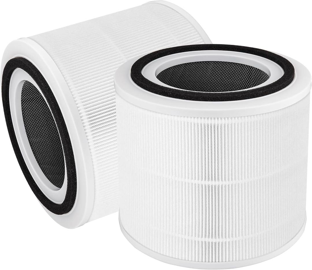 240 Replacement Filter Compatible with PuroAir 240 Air Purifier, 3-in-1 Filtration with Activated Cabon Filter, 2 Count