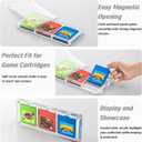 Video Game Cartridges Display Case,Compatible with Gameboy Advance Card Holder,Magnetic Acrylic Frame for Retro Game Gba Cartridge Collection (GB/GBC Game Display, 3 Slot (GB/GBC))