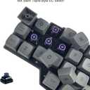 SZRKBD Ergonomic Split Capacitive Keyboard, Topre-Style Electrostatic Switches, Compact 46-Key Corne 40% Layout, VIAL Fully Programmable Wired Keyboard for Typist, Coders & Office Workers (35g Black)